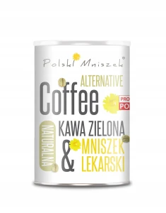 Kawa z korzenia mniszka lekarskiego z dodatkiem kawy zielonej bezkofeinowej (Arabica)